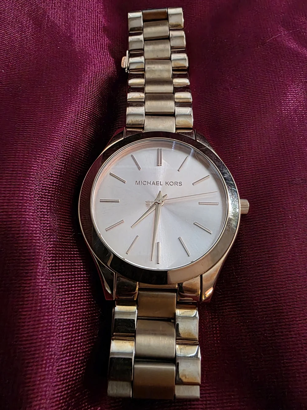 Michael Kors  Gold Tone Womens  Bracelet Watch